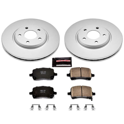 Power Stop 05-06 Chevrolet Cobalt Front Z17 Evolution Geomet Coated Brake Kit - CRK1610