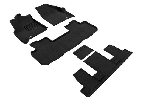 3D MAXpider 18-21 Buick Enclave 7-Passenger Elegant Black R1 R2 R3 - L1BC04004709