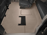 WeatherTech 14-16 Land Rover-Range Rover Rear FloorLiner - Tan Long Wheelbase w/ 2nd Row Console - 454805