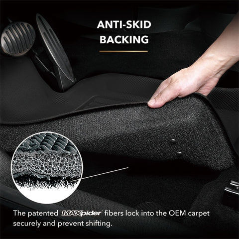 3D MAXpider 2014-2019 Mini Hardtop 2-Door/Convertible Kagu 1st Row Floormat - Black - L1MN01011509