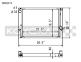 Koyo 88-99 BMW 3-Series inc. E36 M3 (MT / 6 Cyl. ONLY) Radiator - HH422674