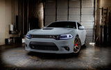 Oracle 15-21 Dodge Charger RGB+W DRL Headlight DRL Kit - ColorSHIFT w/ Simple Controller - 1443-504