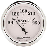 Autometer Old Tyme White 5 Piece Kit (MPH/FUEL/OILP/WTMP/BAT) 59-60 Chevy Car Direct-Fit Dash Kit - 7034-OTW