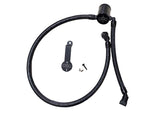 J&L 18-23 Jeep Wrangler JL 3.6L Driver Side Oil Separator 3.0 - Black Anodized - 3069D-B