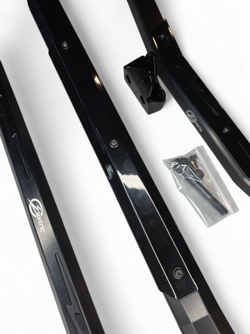 Elektric Offroad 2024+ Can Am Maverick R Volt Billet Radius Rods Anodized Black - AMFBM0001-B