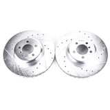Power Stop 13-15 BMW 335i Front Evolution Drilled & Slotted Rotors - Pair - EBR1438XPR