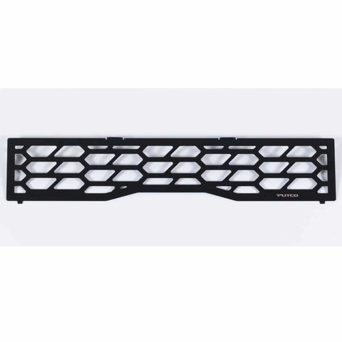 Putco 2020 Ford SuperDuty - Hex Shield - Black Powder Coated Bumper Grille Inserts - 83169