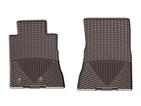 WeatherTech 2015+ Ford Mustang Shelby GT350/GT350R Front Rubber Mats - Cocoa - W379CO