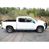 Westin 2019 Chevrolet Silverado/Sierra 1500 (5.5ft) Drop Wheel to Wheel Nerf Step Bars - Txt Black - 56-534685
