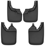 Husky Liners 16-22 Toyota Tacoma w/ OE Fender Flares Front and Rear Mud Guards - Black - 56946