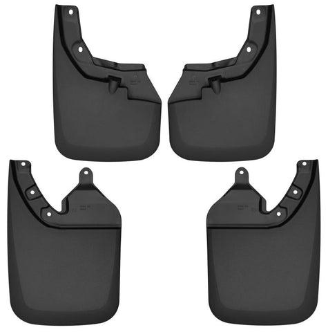 Husky Liners 16-22 Toyota Tacoma w/ OE Fender Flares Front and Rear Mud Guards - Black - 56946