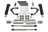 Fabtech 07-18 GM K1500 w/OE Forged UCA 3.5in UCA System w/DL 2.5 Coilovers & Rear DL Shocks - FTS21204