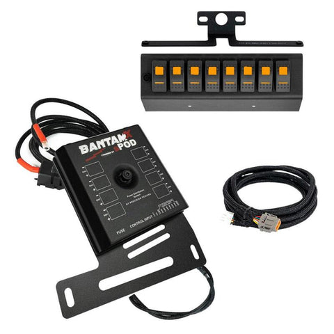 sPOD 07-08 Jeep Wrangler JK BantamX w/Red LED Switch Panel - 870080