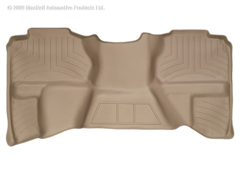 WeatherTech 07-13 Chevrolet Silverado Extended Cab Rear FloorLiner - Tan - 450669
