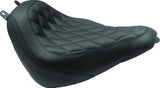 Mustang 00-15 Harley Softail Standard Rear Tire Wide Touring Passenger Seat w/Studs - Black - 76180
