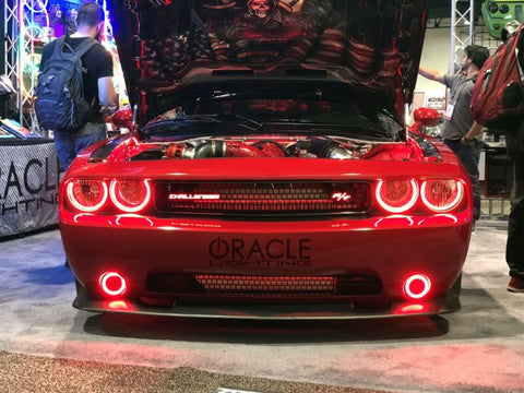 Oracle Dodge Challenger 08-14 LED Waterproof Halo Kit - ColorSHIFT w/ BC1 Controller - 1292-335