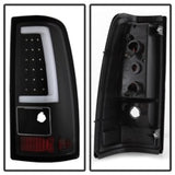xTune Chevy Silverado 1500/2500/3500 99-02 / Version 3 Tail Lights Black ALT-ON-CS99V3-LBLED-BK - 9038761