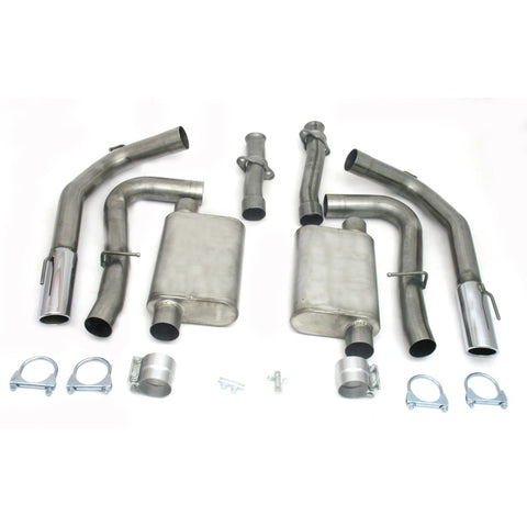 JBA 99-04 Ford Mustang Cobra IRS 4.6L 4V 409SS Dual Rear Exit Cat-Back Exhaust - 40-2625