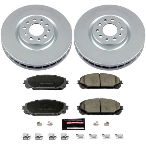 Power Stop 14-16 Jeep Cherokee Front Z17 Evolution Geomet Coated Brake Kit - CRK6540