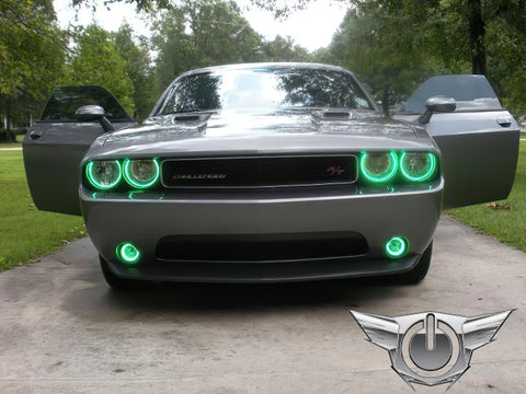 Oracle Dodge Challenger 08-14 Halo Kit (ProjectorHL) - ColorSHIFT - 2238-330