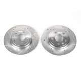 Power Stop 05-09 Audi A4 Rear Evolution Drilled & Slotted Rotors - Pair - EBR1006XPR