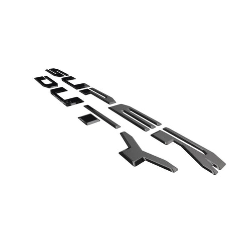 Putco 17-19 Ford SUPERDUTY Letters (Stamped/Black Platinum) Tailgate/Rear - 55552BPFD