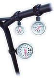 AutoMeter Gauge Mount Roll Pod For 1.75in. Roll Cage Fits 5in. Pedestal Tach Black - 48008