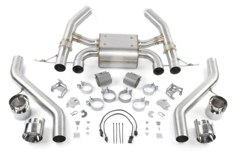 Dinan 23-26 BMW M2 (G87) Valved Axleback Exhaust System - Polished Tips - D660-0100