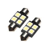 Oracle 33MM 4 LED 3-Chip Festoon Bulbs (Pair) - Cool White - 5203-001