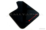 Rally Armor Universal UR Black Mud Flap Red Logo - Pair - MF12-UR-BLK-RD-LRT