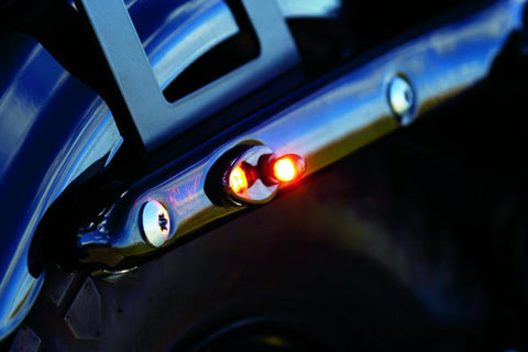 Kuryakyn Fender Strut Cover Plates Gloss Black - 2578
