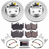 Power Stop 05-12 Porsche Boxster Rear Z23 Evolution Sport Coated Brake Kit - CRK5633