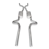 Stainless Works Chevy Chevelle LS1 Hot Rod 1968-72 Exhaust 3in Stainless Turbo Mufflers - CV6872LSD