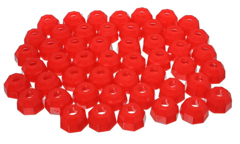 Energy Suspension Tie Rod End Boot Oct-Box Of 50 - Red - 9.13116R