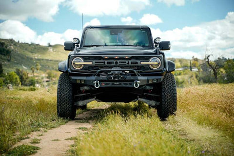 DV8 Offroad 2022+ Ford Bronco Raptor Spec Series Winch Front Bumper - FBFR-01