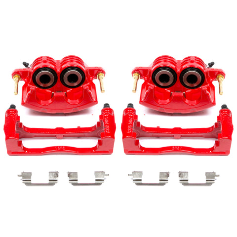 Power Stop 04-05 Buick Rainier Front Red Calipers w/Brackets - Pair - S4798