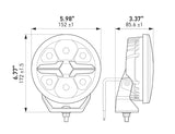 Hella Blade 6in LED Driving Lamp - (Set of 2) - 358228801