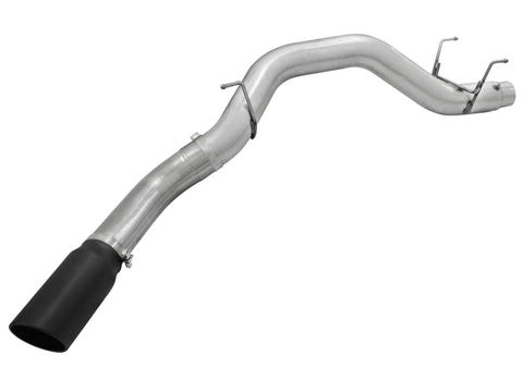 aFe MACHForce XP 5in DPF-Back SS Exhaust Dodge RAM 13-14 6.7L (td) Mega Cab w/ Black Tip - 49-42039-B