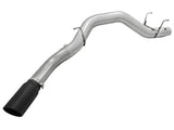 aFe Atlas 5in DPF-Back Aluminized Steel Exh Dodge RAM Diesel 13-14 L6-6.7L Mega Cab w/ Black Tip - 49-02039-B