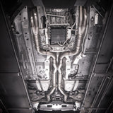 Stainless Works 2020 Ford GT500 Redline Catback X-Pipe Exhaust Factory Connect - Polished Tips - GT500CBXFCR