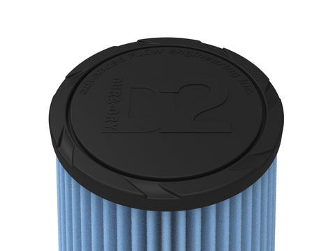 aFe POWER Universal Clamp-On Air Filter w/ D2 Dura-Dry Media - 4.5in F x 7in B x 4.75in T x 7in H - 21-45003V