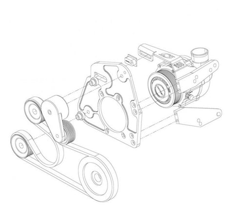 KraftWerks Honda D-Series Race Supercharger Kit (C30-94) - 150-05-0030D