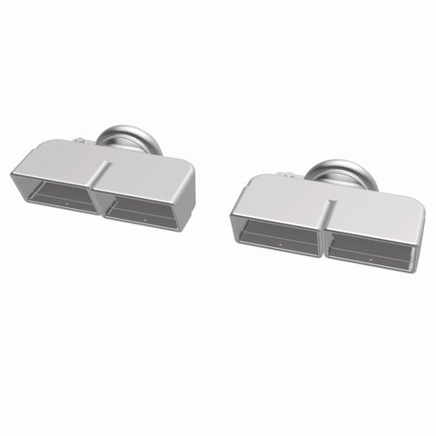 MagnaFlow Tip 1-Set Quad Square - 35221