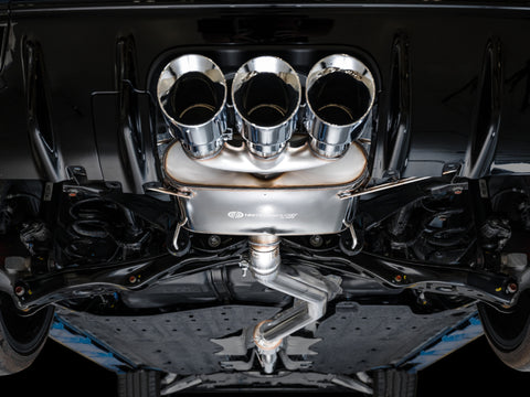 AWE Tuning 2023 Honda Civic Type R FL5 Touring Edition Exhaust w/ Triple Chrome Silver Tips - 3015-52287