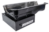 Moroso Ford 351W (w/Front Sump) Kicked Out Road Race Baffled 9qt 8in Steel Oil Pan - 20501