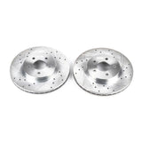 Power Stop 02-08 Jaguar X-Type Front Evolution Drilled & Slotted Rotors - Pair - EBR816XPR