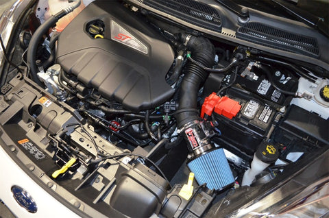 Injen 16-19 Ford Fiesta ST 1.6L Turbo 4Cyl Wrinkle Black Short Ram Intake w/MR Tech - SP9018WB