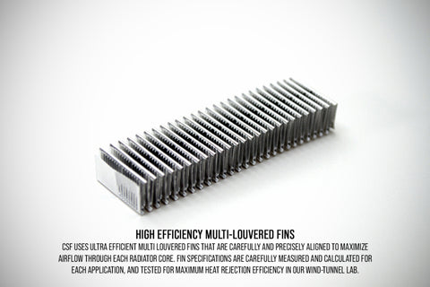CSF 88-90 Jeep Cherokee 4.0L Heavy Duty 3 Row All Metal Radiator - 2572