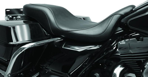 Mustang 08-21 Harley Electra Glide,Rd Glide,Rd King,Str Glide Super Tripper 1PC Seat - Black - 75201