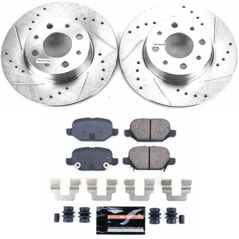 Power Stop 13-18 Fiat 500 Rear Z23 Evolution Sport Brake Kit - K7169